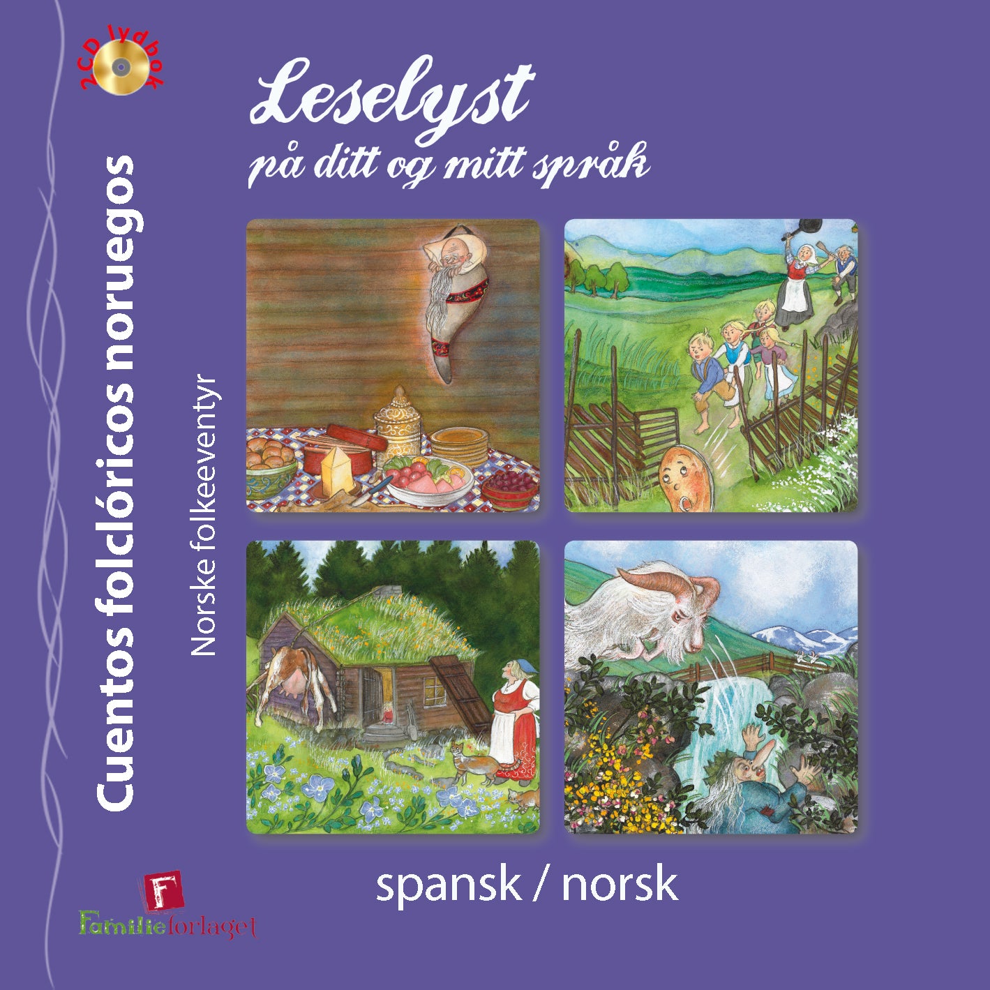 Spansk / bokmål. Tospråklig 2CD lydbok